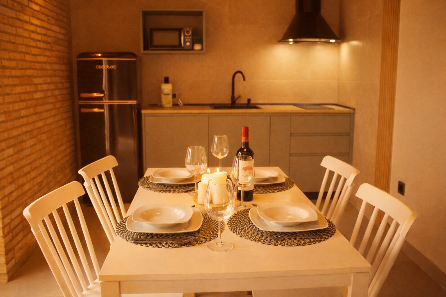 salón cocina habitación 3